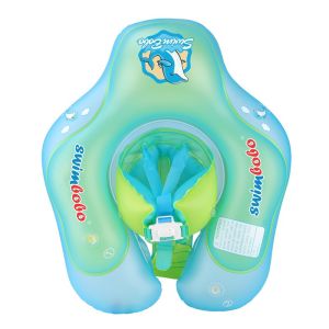 Phao bơi chống lật cho bé hãng cao cấp SWIMBOBO thiết kế cải tiến phù hợp cho bé 05 tháng - 6 tuổi tặng dụng cụ bơm hơi và miếng vá phao