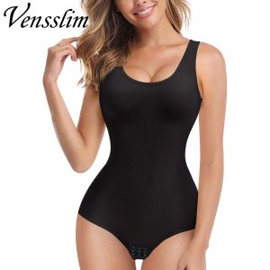 Vensslim Bodysuit Women Full Body Shapewear Black Beige Color Slimming Plus Size Corset Seamless Shaper Tummy Control