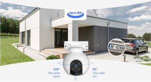 Camera WiFi quay quét ngoài trời EZVIZ H8 Pro 3K