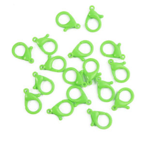 10 Cái/túi Đa Màu Sắc Pha Trộn Nhựa Snap Lobster Clasp Hooks Đồ Trang Sức Tự Làm Cho Móc Khóa Túi Đồ Chơi Phụ Kiện Thủ Công Thông Thường