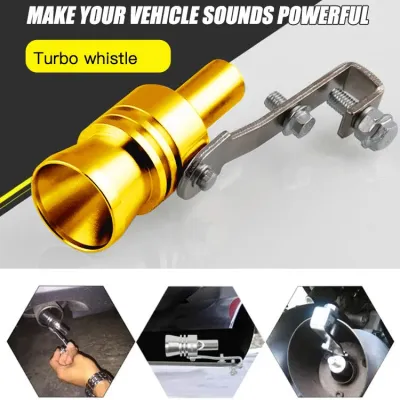 Exhaust Pipe Car Motorcycle Whistle Turbo Sound Tail Throat Modification Accessories/Outdoor Driving/Car Enthusiast Adult