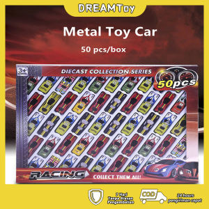 DREAMTOy 50PCS Mainan Anak Mobil Mini Pull Back Bahan Alloy mobil balap mini