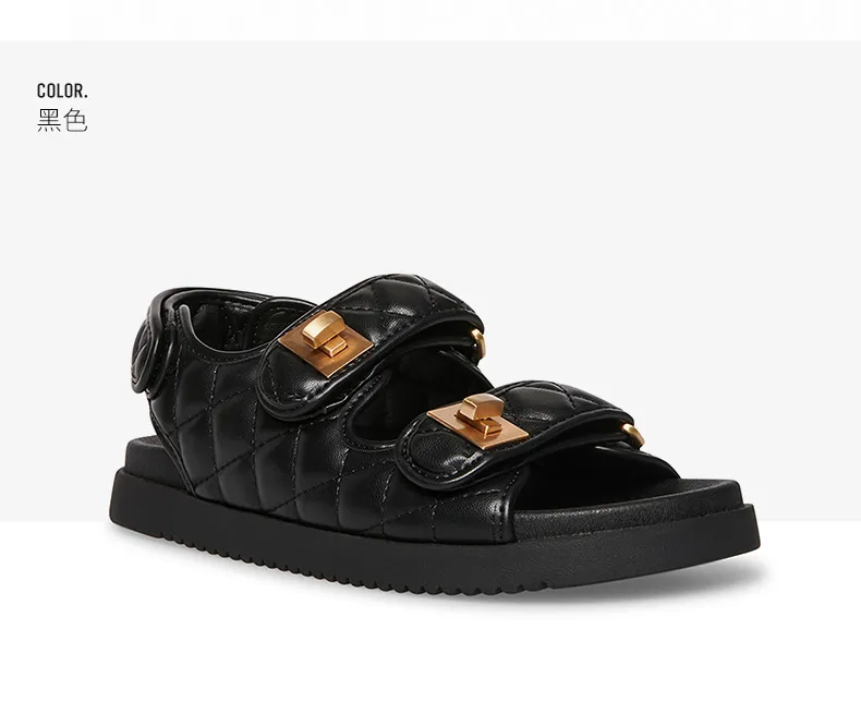 Steve Madden/ Smeden Summer New Retro Comfortable Thick-soled