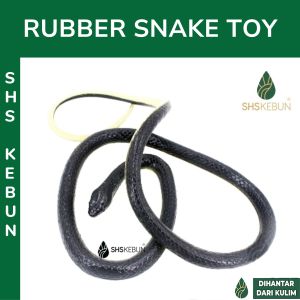 Ular Getah Plastik Mainan Rubber Snake Toy Fake Snake Ular Palsu Untuk Kebun Halau Monyet Kera 假蛇 SHS Garden