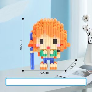 lắp ráp xếp hình hoạt hình Doraemon đồ chơi lắp ráp 3D hình các nhân vật hoạt hình Doraemon hải tặc lucfi NobitaChaienXukaXekoDoremi..