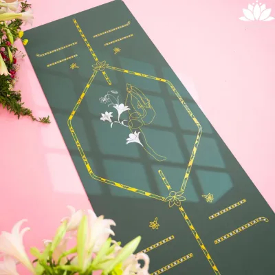 Thảm tập Yoga cao su cao cấp chống trơn trượt LILIUM hãng LOUISYOGA