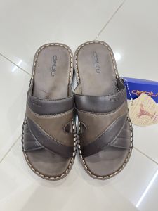 K รองเท้าเพื่อสุขภาพ รองเท้าผู้ชาย รองเท้าแตะ รองเท้าแตะแบบสวม deblu เดอบลู รุ่น BD M6302-2  Size 39-44 สี ดำ น้ำตาล แทน