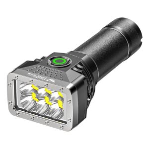 caiti022 Smiling Shark Handheld Torch with Six LED Lights for Powerful Illumination