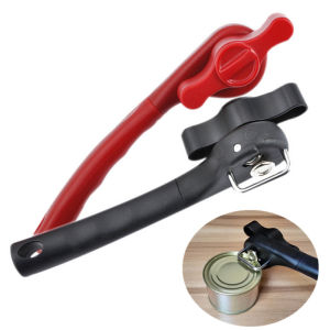 Professional Can Opener Safety Easy Use Twist Side Cut Manual Openers for Can Lid Stainless Steel Kitchen Cans Knife