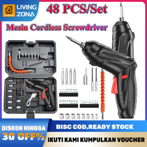 [COD Stok Ready Jakarta] Mesin Bor Cordless Multifungsi & Obeng Listrik 9MM