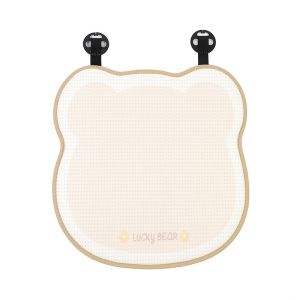 Bộ lót ghế tản nhiệt hoạt hình gấu nâu dễ thương - Bộ gối tựa cao cấp cho mùa thu đông 2024