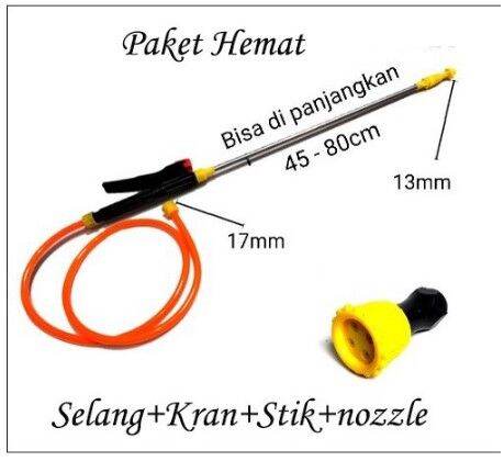 Paket Stik Kran Selang Sprayer Elektrik Siap Pakai Lazada Indonesia