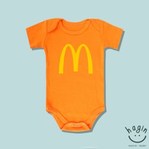 Haginbaby Food Theme MCDO COSTUME BABY ONESIE Mcdo Outfit Baby Romper Baby Gift