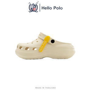 Hello Polo รองเท้าแฟชั่นผู้หญิง กันลื่นและทนทาน ลําลองระบายอากาศได้ดี เบาสบาย ใส่แล้วสูง EVA นิ่มเหมือนเหยียบขี้ HP8052