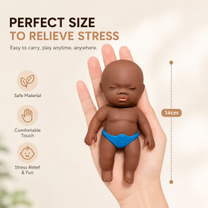[Local Ready Stock] Natasha Squishy Doll Soft TPR Stress Relief Toy Slow Rebound Squeeze Doll Cute Funny Desk Toy娜塔莎解压娃娃 COD