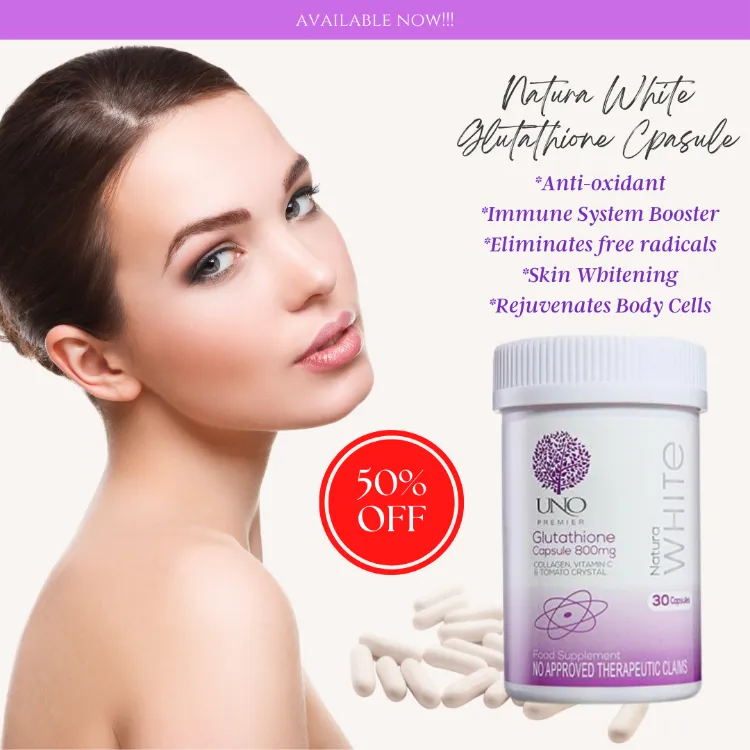UNO Natura White Glutathione Collagen Whitening Capsules Skin Nourishment  Better Than Nekothione Capsule by Kath | Lazada PH