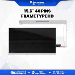 Laptop LED Screen 15.6 inch 40 Pins Wide HD 1366x768 Frame Type Replacement Compatible With Asus