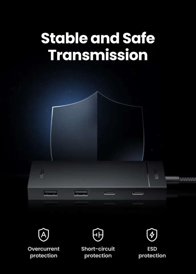 UGREEN USB HUB 4*USB C Port 2*USB A Port 10Gbps for Macbook