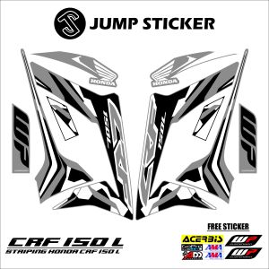 Stiker striping honda CRF 150 L grafis variasi 003