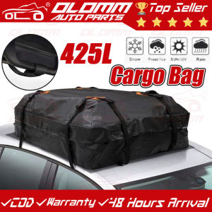 420D Waterproof Rooftop Cargo Bag Car Roof Cargo Carrier Travel Top Rack SUV Cargo Bag Storage Waterproof For Travel Camping