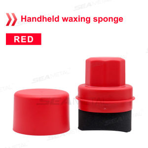 SEAMETAL Car Tire Polishing Brush Handheld Curved Waxing Sponge Car Cleaning Sponge Brush Tire Care Tools