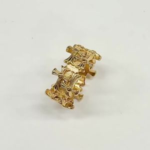 2025  Nhẫn nam bằng thép không gỉ mới xuyên biên giới phong cách retro punk nhẫn đôi bằng thép titan bán buôn DKK