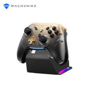 Machenike G5 Pro V2 Optical Gaming Controller Optical Trigger Optical Micro Switch 4K Resolution Hot-Swappable Joystick 1000Hz Polling Rate RGB Lighting Tri-mode Bluetooth Wireless Controller Gamepad Support For PC Switch TV Tablet