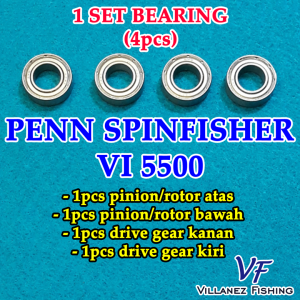 BEARING REEL SET PENN BATTLE DAN SPINFISHER REEL PANCING ROTOR PINION DRIVE GEAR