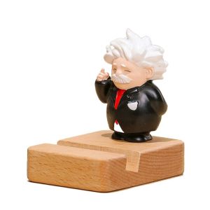 MNLXM เรซิน ขาตั้งโทรศัพท์ตุ๊กตาตลก ความสวยงาม ชุดโบราณ ขาตั้งโต๊ะการ์ตูนแบบขี้เกียจ แท่นวางแท็บเล็ต ป้องกันการลื่น ที่วางโทรศัพท์มือถือสไตล์จีน หน้าจอสมาร์ทโฟน