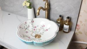 LDIES Torayvino Bathroom Basin Vessel Sink White Ceramic Guest Freestanding Washbasin Washhand Stand Countertop Washbasins faucet tap 9Y8K3