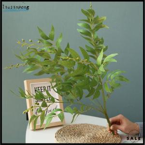 [liujinpeng] artificial leaves bouquet willow wedding backdrop faux foliage home decor