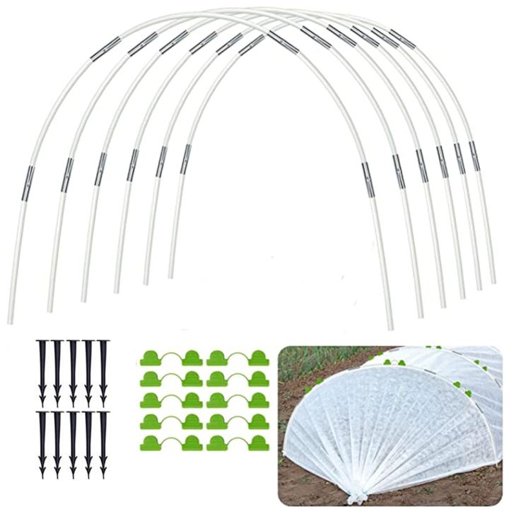 Greenhouse Hoops Set Gardening Folding Fiber Rod Set Greenhouse ...