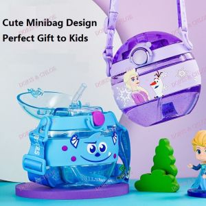 420ml 550ml 560ml Water Bottle Disney Mcqueen Elsa Mickey Minnie Monster Bear Shark Winnie The Pooh Astronaut