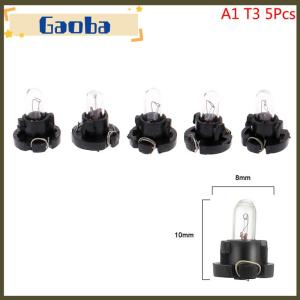 gaoba 5Pcs T3 T4.2 LED Bulbs Car Interior Wedge Dashboard Warming Indicator Lamps