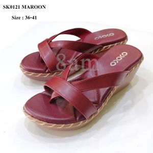 [ส่งเร็วพิเศษ!] 8am รองเท้าแตะเพื่อสุขภาพ รองเท้าแตะหญิง รองเท้าแฟชั่น หน้าคีบ sandals women fashion ส้นเตารีดเย็บเชือก สูง2นิ้ว นิ่มใส่สบาย SK0121