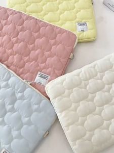 MLADEN 13 14 15 Inch Laptop Sleeve Bag Cloud Quilted Cute Shockproof Padded Zipper Casing Beg Komputer