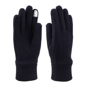 MAYIT Màu đơn sắc Găng tay lông cừu Polar Chống gió Vải lông cừu Polar Găng tay mùa đông bằng vải lông cừu Mềm mại ấm áp Ngón tay đầy đủ Găng tay mùa đông ấm áp