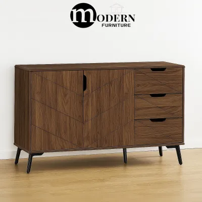 🔥Side Cabinet / Sideboard / Multipurpose Cabinet / Kitchen Cabinet / Kabinet dapur / Kabinet - Metal Leg