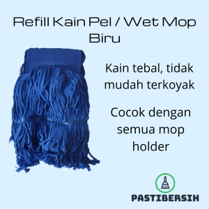 Kain Refill Pel (Kain Saja) - Biru / Merah / Putih