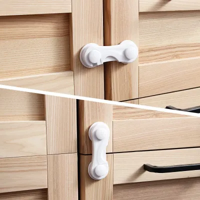 10 Pcs Fixed Cabinet Latch Locks for Baby Proofing - KiddieGuard