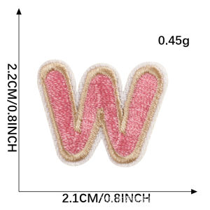 Small English Letters Embroidery clothes patch stickers Iron patches clothes patch DIY Hole Repair clothing accessories
