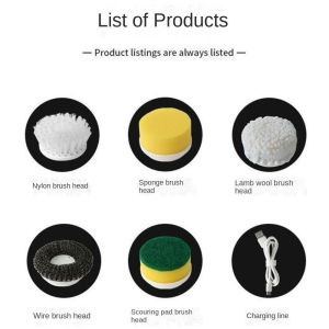 Electric brush labor-saving brush Multi-functional automatic brush Kitchen Wash the dishes Brush shoes Car wash