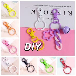 SHUSHABA Candy Color Lobster Clasp Hooks Snap Buckle Hooks Keyring Clip Hook Jewelry DIY Buckle Connector DIY Crafts Pendant Spring Clasp for Keychain Craft Lovers