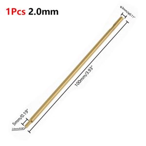 LIWU 1Pcs Tay cầm dài 100mm Dụng cụ vặn vít lục giác Thép tốc độ cao 0.9mm 1.27mm 1.5mm 2mm 2.5mm 3mm Công cụ điều khiển lục giác Bền bỉ Đầu lục giác Dụng cụ đầu vít dành cho các mô hình FPV RC