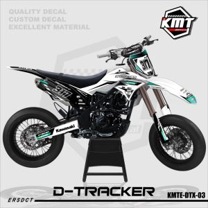 Decal Stiker Klx Dtracker full body Putih supermoto keren