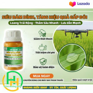 Thấm sâu và loang rộng Chất phụ trợ nông nghiệp - Giảm bốc hơi trời nắng rửa trôi trời mưa 100ml pha 200 lít nước