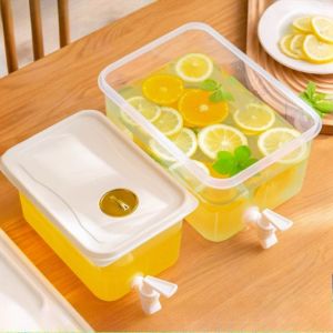 Cold Brew Tea Dispenser Food Grade Material with Tap Dual Use for Iced Coffee/Fruit Tea