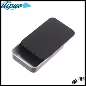【dipao】 80*50*15mm Mini Iron Box Slide Cover Storage Box Portable Tin Boxes Container