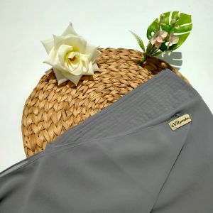 HIJAB SEGIEMPAT OVAL  2 LAYER PAD ANTEM CERUTY BABYDOLL/JILBAB SEGITIGA INSTAN JAHIT DAGU