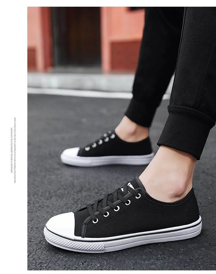 LACE UP CANVAS SHOES FOR MEN AND WOMEN LOWCUT Lazada PH